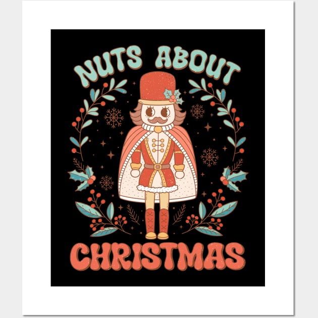 Nuts About Christmas Wall Art by MZeeDesigns